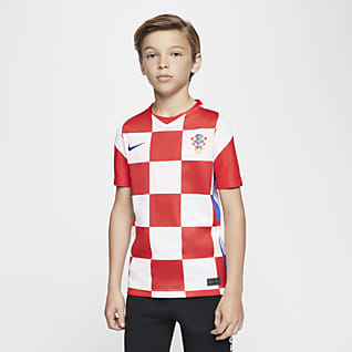Croatia 2020 Stadium Home Big Kids' Soccer Jersey