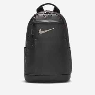 plain black nike backpack