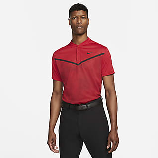 Nike Dri-FIT ADV Tiger Woods Baskılı Erkek Golf Polo Üst