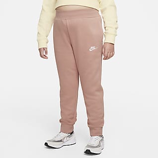 Nike Sportswear Club Fleece Kalhoty pro větší děti (dívky) (rozšířená velikost)