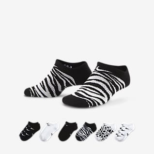 Nike Everyday Ανάλαφρες χαμηλές κάλτσες για παιδιά (έξι ζευγάρια)
