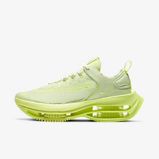 nike yellow green shoes