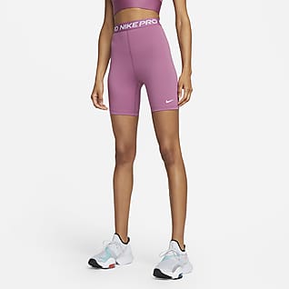 Nike Pro 365 Shorts de 18 cm y tiro alto para mujer