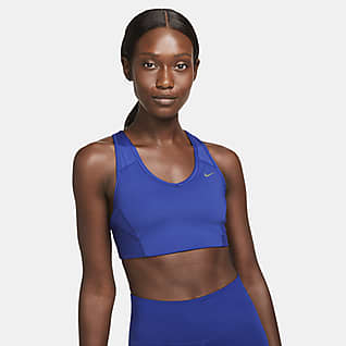 Nike Pro Dri-FIT Swoosh Women's Medium-Support Non-Padded Sparkle Sports Bra