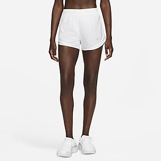 nike grey and white shorts