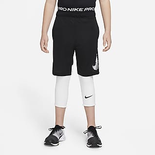Nike Pro Dri-FIT Mallas de 3/4 para niños talla grande