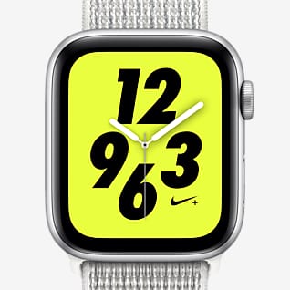 Apple Watch Nike+ Series 4 (GPS + Mobilfunk) mit Nike Sport Loop 44-mm-Sportuhr
