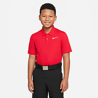 Nike Dri-FIT Victory Golfskjorte for store barn (gutt)