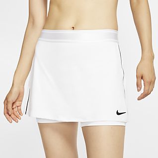 falda tenis blanca