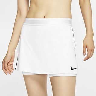 white nike tennis skirt xs