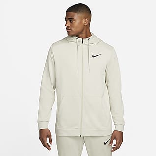Nike Dri-FIT Ανδρική μπλούζα προπόνησης με κουκούλα και φερμουάρ σε όλο το μήκος