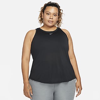 Nike Dri-FIT One Camisola sem mangas de corte padrão para mulher (tamanhos grandes)