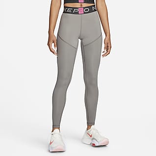 Nike Pro Dri-FIT Leggings med mellanhög midja och tryck för kvinnor