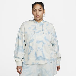 Nike Sportswear Women's Washed Jersey Hoodie (Plus Size)