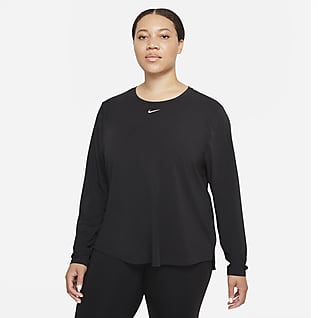 Nike Dri-FIT One Luxe Women's Standard Fit Long-Sleeve Top (Plus Size)