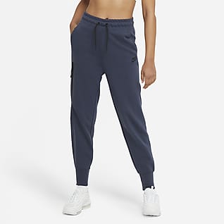dark blue tech fleece pants