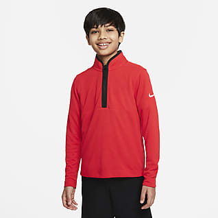 Nike Dri-FIT Victory Golfoberteil mit Halbreißverschluss für ältere Kinder (Jungen)