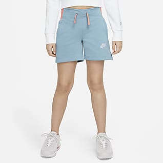 Nike Air Шорты из ткани френч терри для девочек школьного возраста