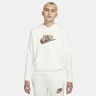Nike Sportswear Damska bluza z kapturem i nadrukiem