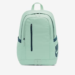green nike bag