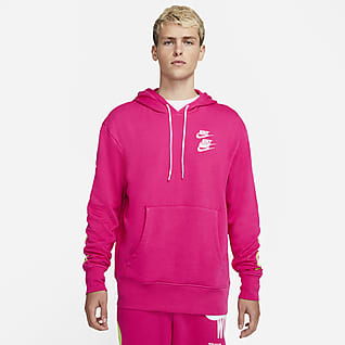 nike hoodie pink and blue