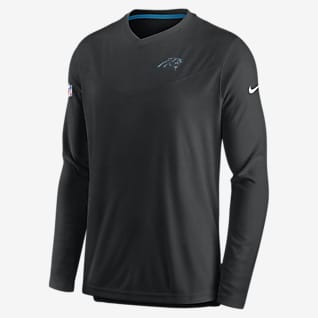 Nike Dri-FIT Lockup Coach UV (NFL Carolina Panthers) Men's Long-Sleeve Top