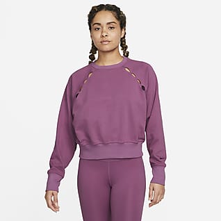 Nike Dri-FIT Get Fit Women's Cropped Fleece Training Crew Sweatshirt