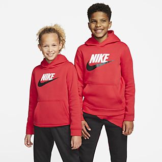 Rojo Sudaderas con capucha y sudaderas sin cierre. Nike US