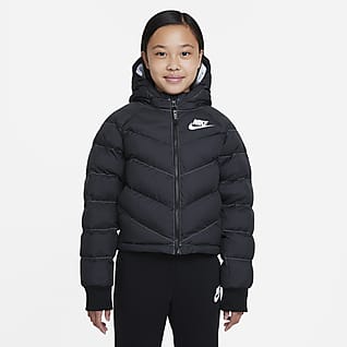 Nike Sportswear Kurtka z kapturem i syntetycznym wypełnieniem dla dużych dzieci (dziewcząt)