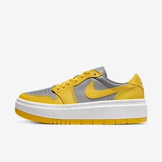 jordan 1 flight low neon yellow