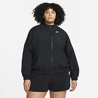 Nike Sportswear Essential Windrunner Casaco entrançado para mulher (tamanhos grandes)