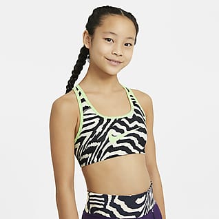 nike youth sports bra size chart