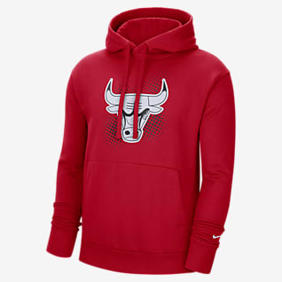 Chicago Bulls Felpa pullover in fleece con cappuccio Nike NBA - Uomo