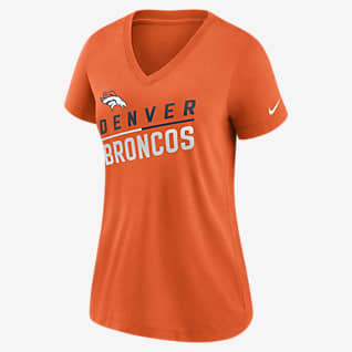 Nike Slant Team (NFL Denver Broncos) Women's Mid V-Neck T-Shirt