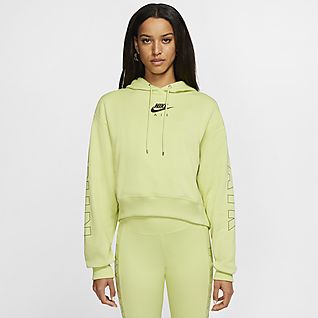 yellow nike hoodie womens