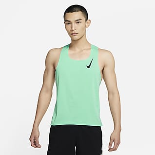 Green sleeveless shirt