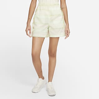 olive green nike shorts womens