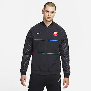 FC Barcelona Nike Dri-FIT-fodboldtræningsjakke til mænd