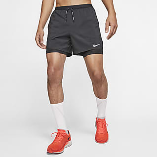 Nike Flex Stride Calções de running 2 em 1 de 13 cm para homem