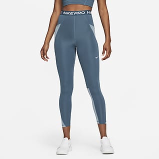 Nike Pro Dri-FIT Γυναικείο ψηλόμεσο κολάν με τσέπες