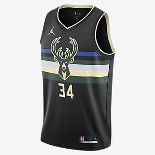 Giannis Antetokounmpo Bucks Statement Edition 2020 Camiseta de la NBA Jordan Swingman