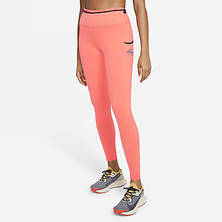 orange leggings nike