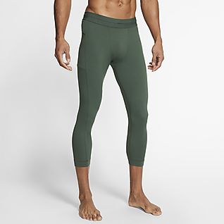 green nike compression pants
