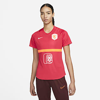 Pays-Bas Academy Pro Haut de football à manches courtes Nike Dri-FIT pour Femme