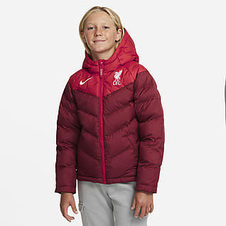 Liverpool FC szintetikus béléssel Kabát nagyobb gyerekeknek