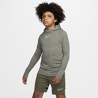 Nike Dri-FIT Academy Older Kids' Pullover Football Hoodie