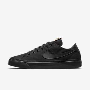black nike shoes casual