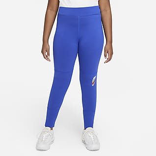 Nike Sportswear Essential Big Kids' (Girls') Graphic Leggings (Extended Size)