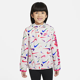Nike Little Kids' 'Just Do It' Printed Windbreaker Jacket