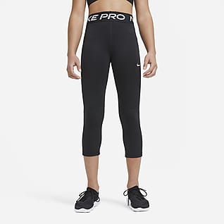 Girl's Black Nike Pro Tights